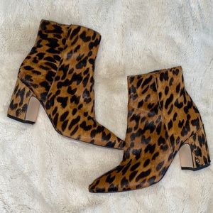 Sam Edelman Cheetah Fur Bootie